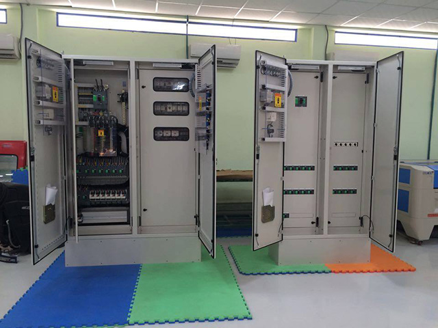 Hình ảnh sản phẩm tủ điện được sản xuất bằng máy cắt laser